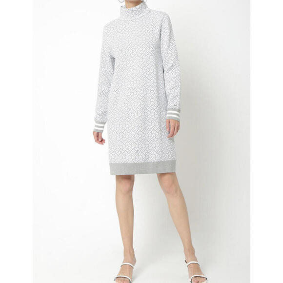 TOMMY HILFIGER $119 Women’s Gray Long Sleeve SWEATER Sheath Dress XXL - Picture 2 of 5